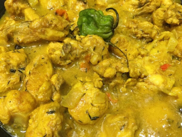 Brown Stewed Chicken or Curry Chicken - Catering